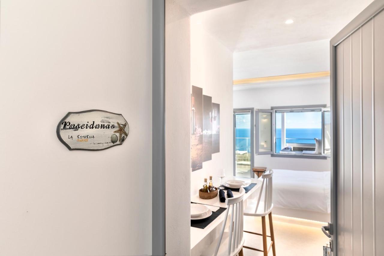 La Estrella 4 Suites With Sea View & 4 Prive Hot Tub Vourvoulos Bagian luar foto