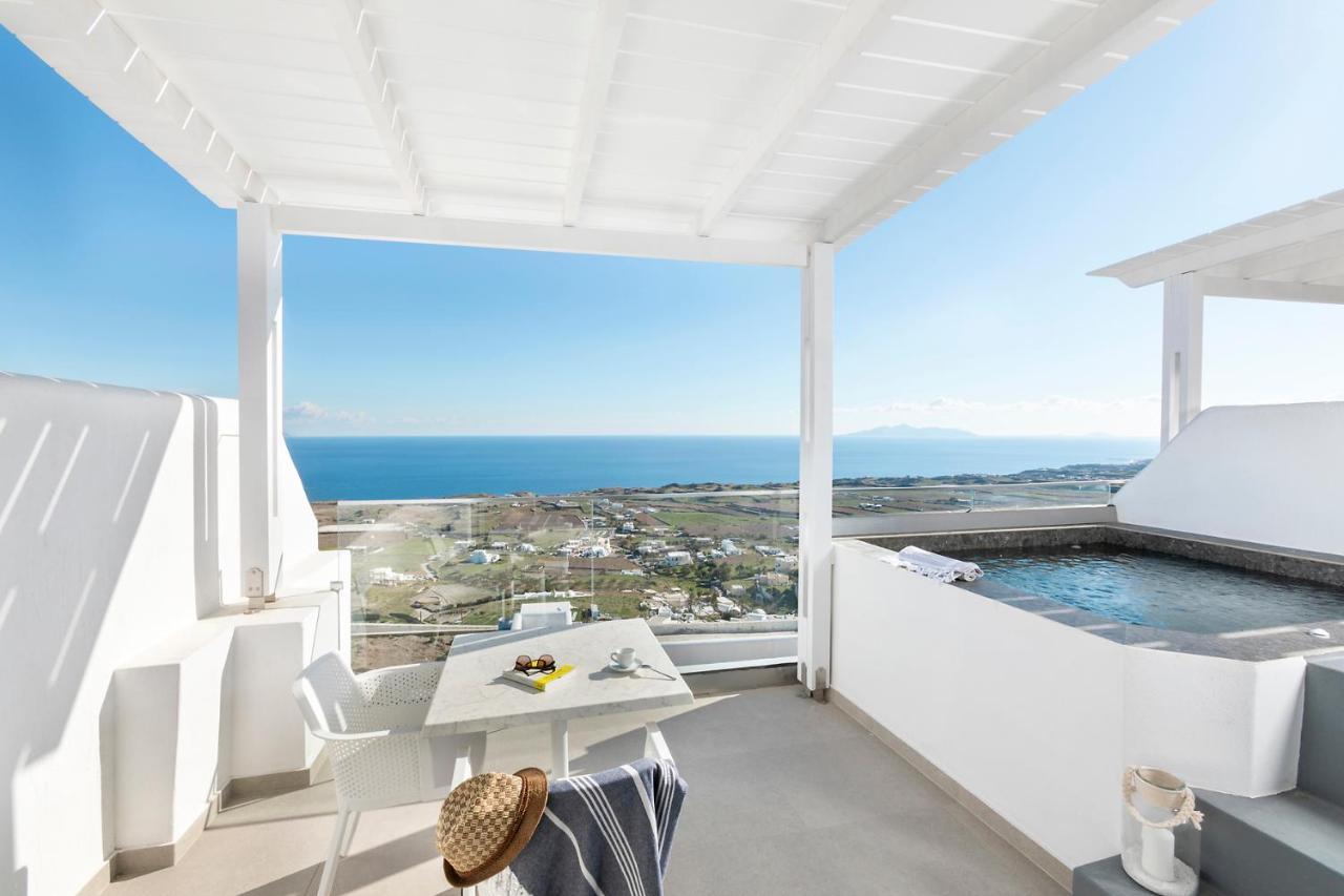 La Estrella 4 Suites With Sea View & 4 Prive Hot Tub Vourvoulos Bagian luar foto